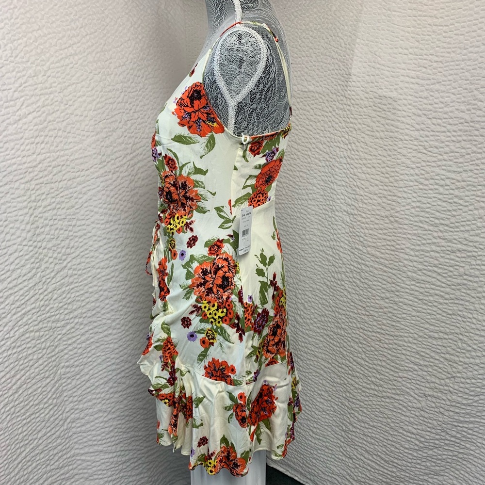 New Free People Midi Dress Floral Printed Size M - Picture 2 of 6